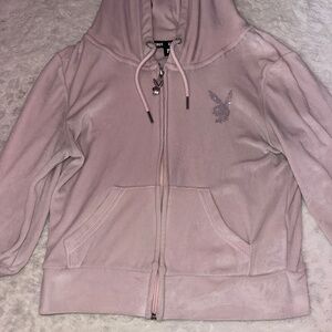 Pink playboy sweat suit